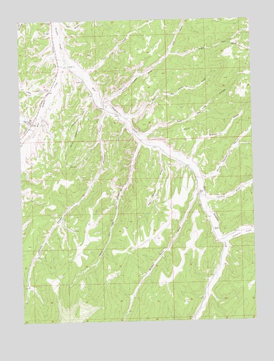 White Coyote Draw, CO USGS Topographic Map
