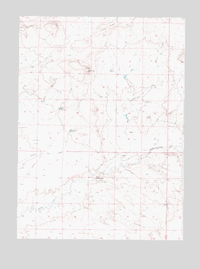 Boot Heel, WY USGS Topographic Map