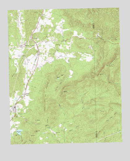White East, GA USGS Topographic Map
