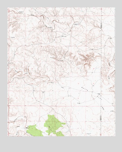 White Flat, NM USGS Topographic Map