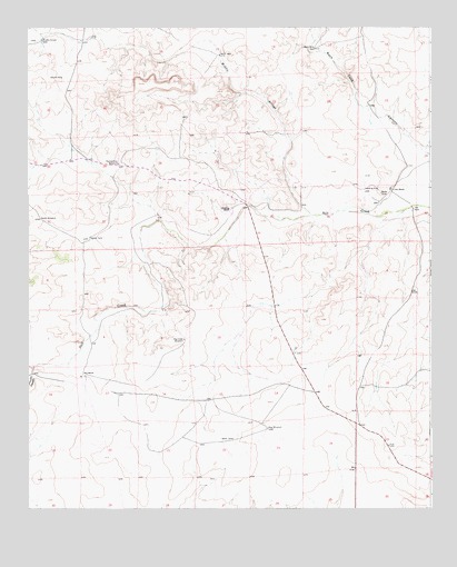White Flat SE, NM USGS Topographic Map