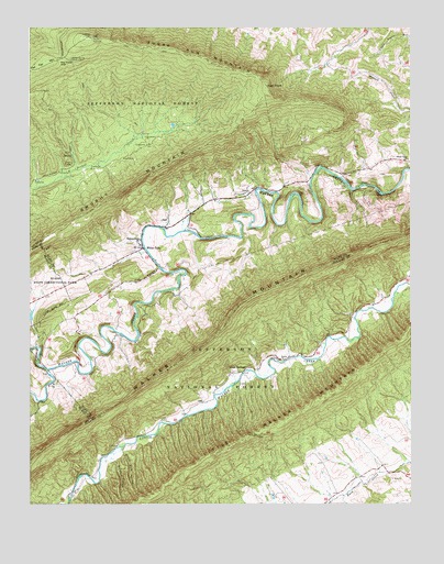 White Gate, VA USGS Topographic Map
