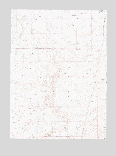 Boot Heel SE, WY USGS Topographic Map