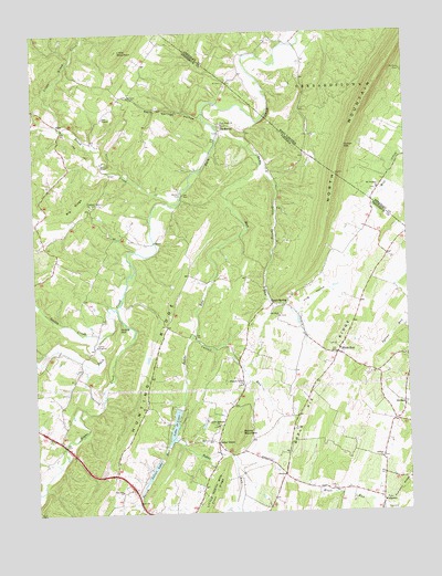 White Hall, VA USGS Topographic Map