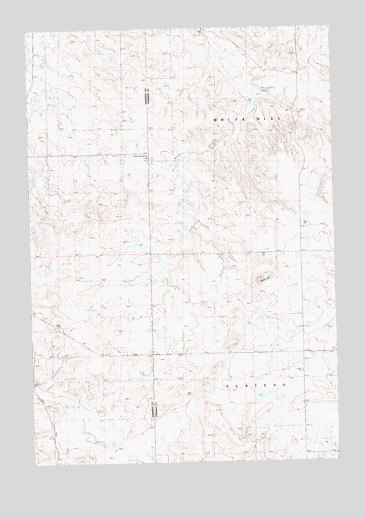 White Hill, SD USGS Topographic Map