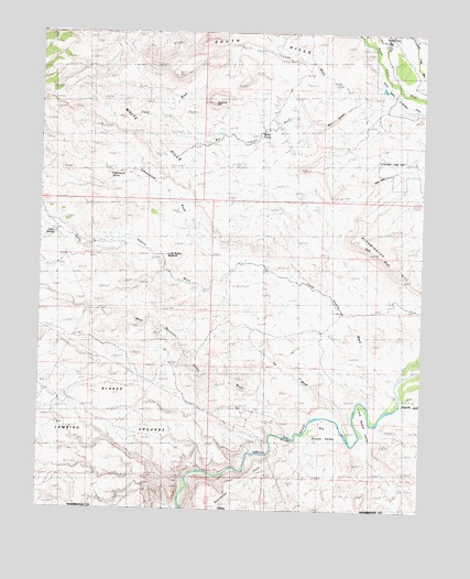 White Hills, UT USGS Topographic Map