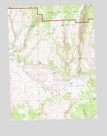 Boot Lake, CA USGS Topographic Map