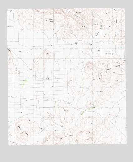 White Hills, TX USGS Topographic Map