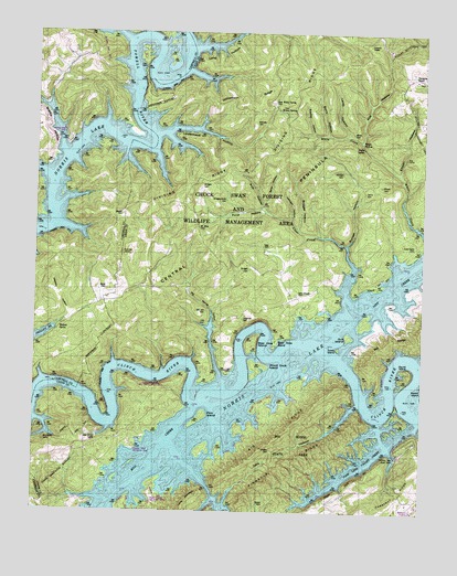 White Hollow, TN USGS Topographic Map