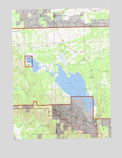 White Horse, CA USGS Topographic Map