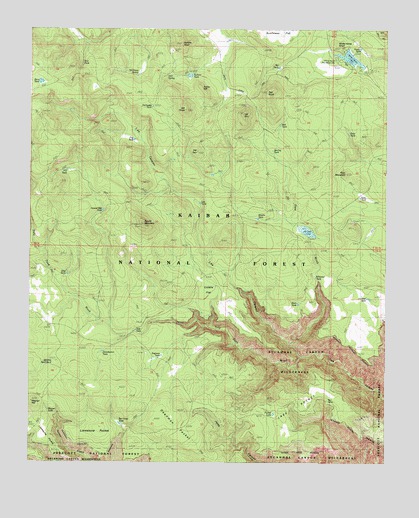 White Horse Lake, AZ USGS Topographic Map