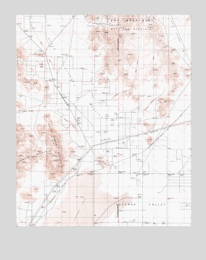 White Horse Mountain, CA USGS Topographic Map