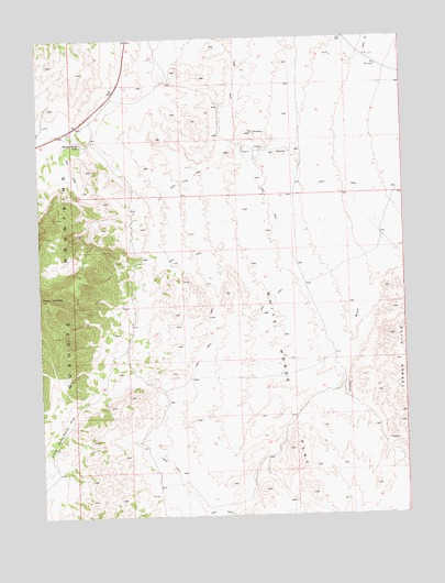 White Horse Pass, NV USGS Topographic Map