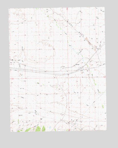 White House, UT USGS Topographic Map