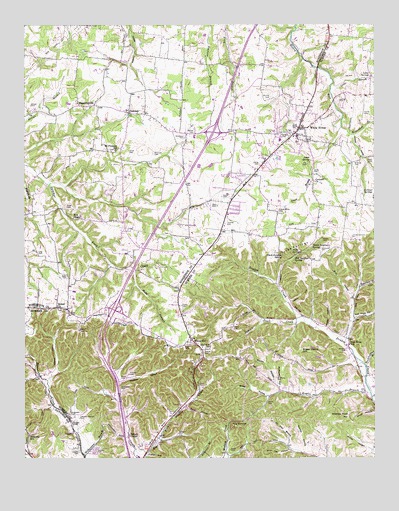 White House, TN USGS Topographic Map