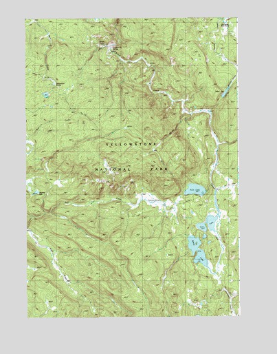 White Lake, WY USGS Topographic Map
