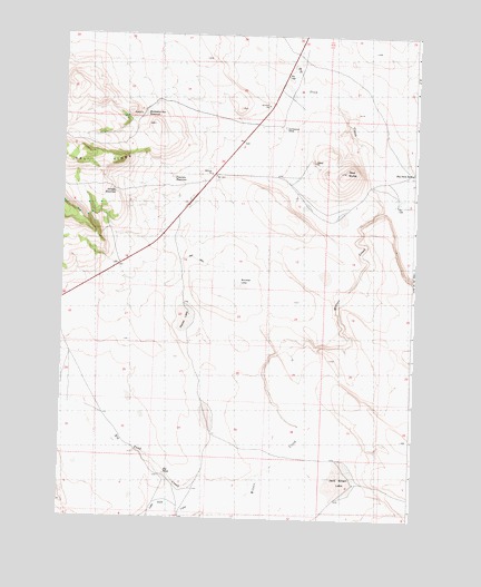 Alec Butte, OR USGS Topographic Map