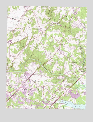 White Marsh, MD USGS Topographic Map