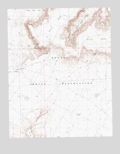 White Mesa Village SE, UT USGS Topographic Map