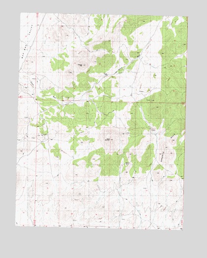 White Mountain, UT USGS Topographic Map