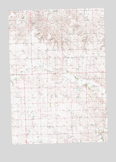 White Owl NW, SD USGS Topographic Map
