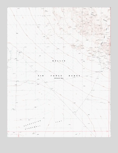 White Patch Draw, NV USGS Topographic Map