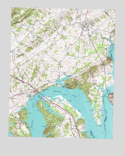 White Pine, TN USGS Topographic Map