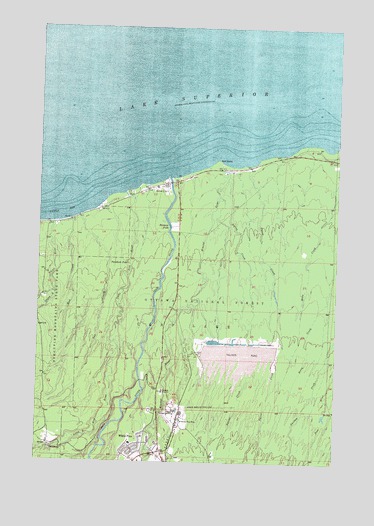 White Pine, MI USGS Topographic Map