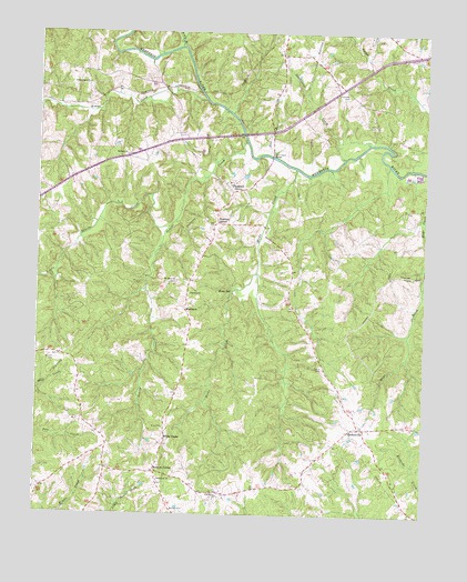 White Plains, VA USGS Topographic Map