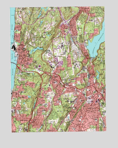 White Plains, NY USGS Topographic Map
