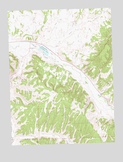 White River City, CO USGS Topographic Map