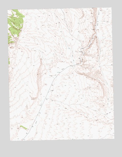 White River Narrows, NV USGS Topographic Map