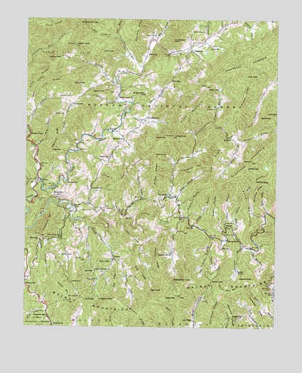 White Rock, NC USGS Topographic Map