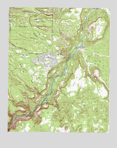 White Rock, NM USGS Topographic Map