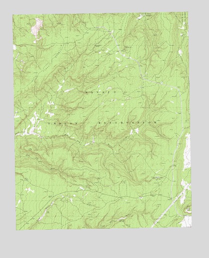 White Rock Wash, AZ USGS Topographic Map