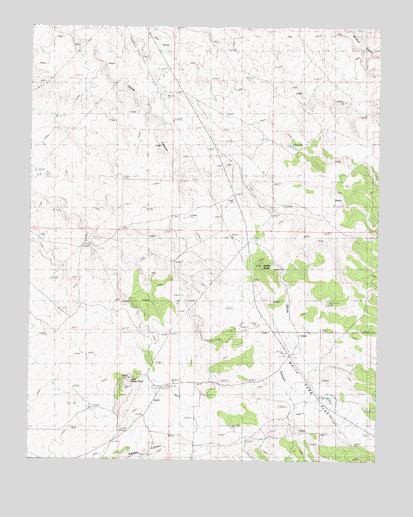 White Sage Flat, AZ USGS Topographic Map