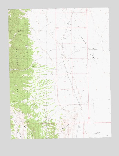 White Sage Well, NV USGS Topographic Map