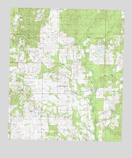 White Sand, MS USGS Topographic Map