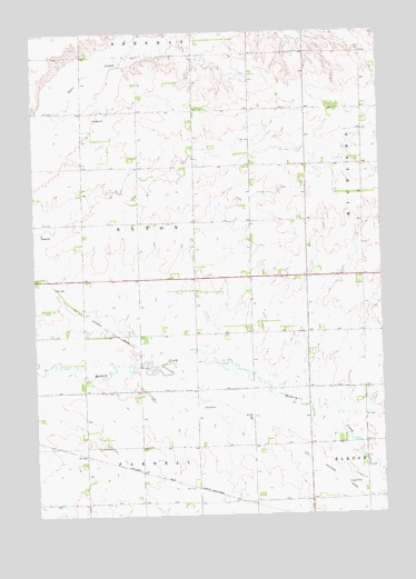 White SE, SD USGS Topographic Map