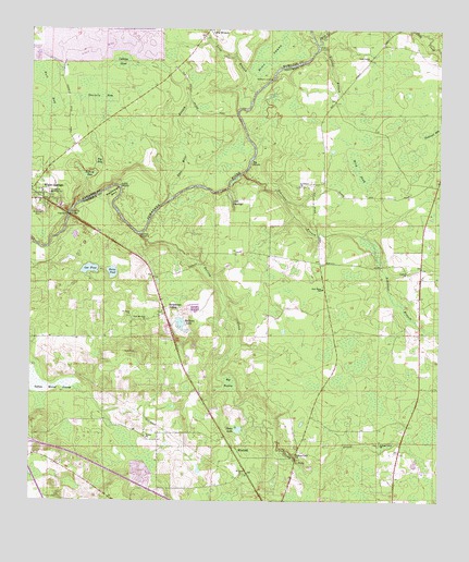 White Springs East, FL USGS Topographic Map