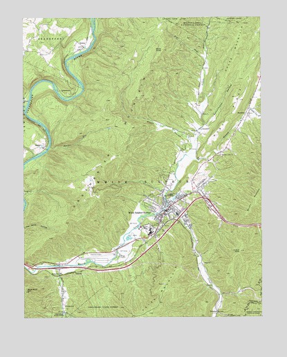 White Sulphur Springs, WV USGS Topographic Map