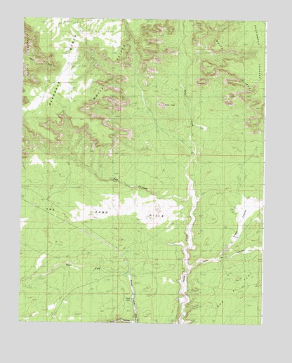 White Tower, UT USGS Topographic Map