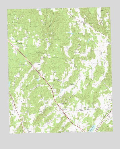 White West, GA USGS Topographic Map
