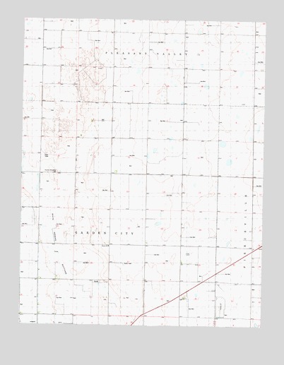 White Woman Bottoms, KS USGS Topographic Map