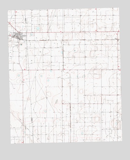 Whiteface, TX USGS Topographic Map