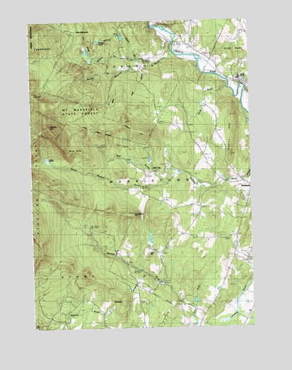 Sterling Mountain, VT USGS Topographic Map
