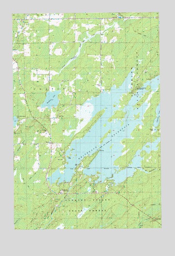 Whiteface Reservoir, MN USGS Topographic Map