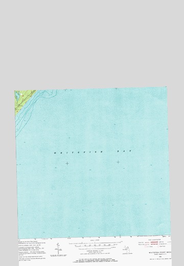 Whitefish Point, MI USGS Topographic Map