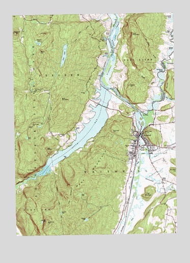 Whitehall, NY USGS Topographic Map