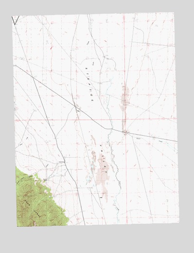 Borchert Spring, NV USGS Topographic Map